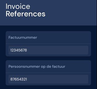 Invoice reference