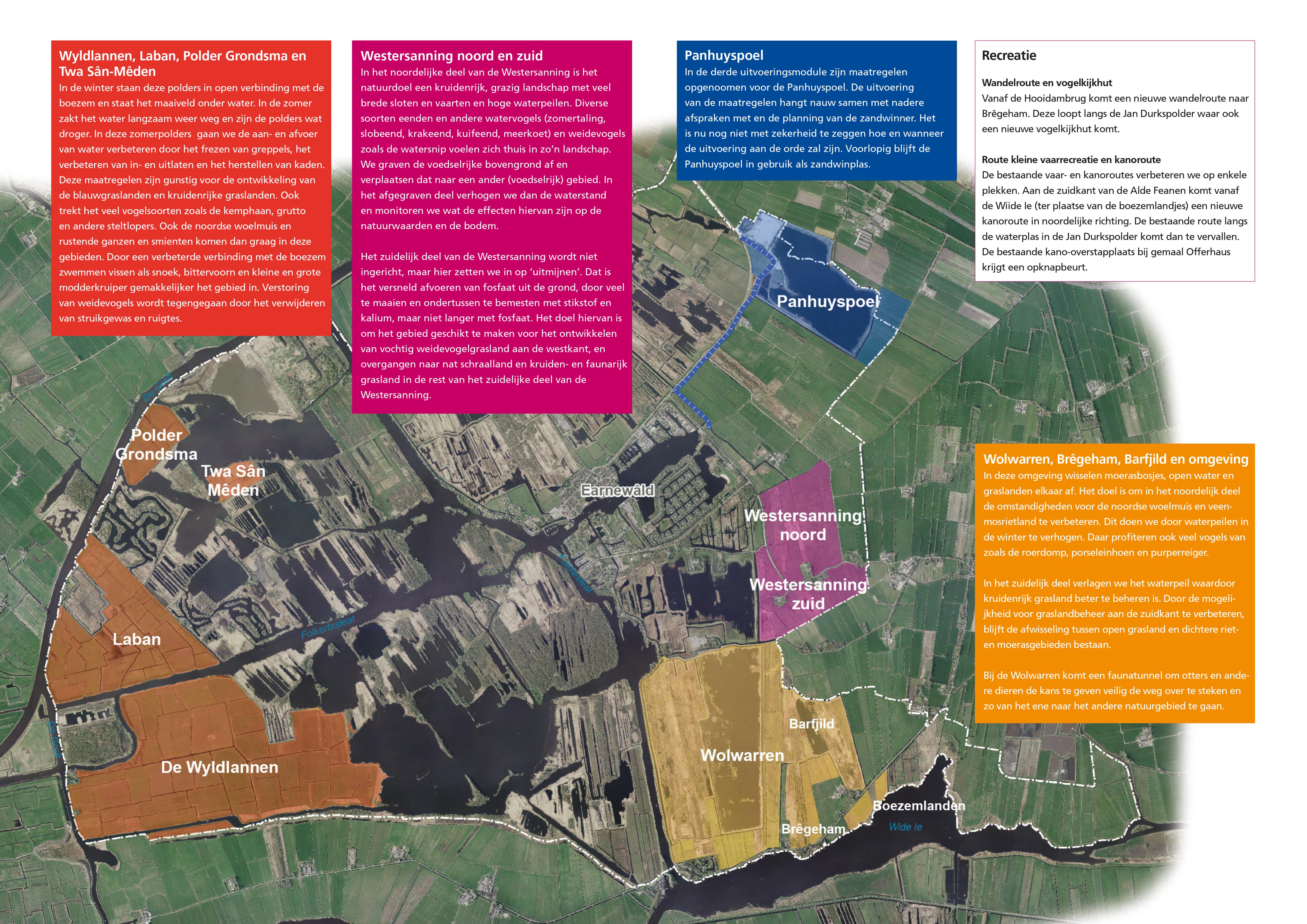 Kaart derde uitvoeringsmodule toegelicht