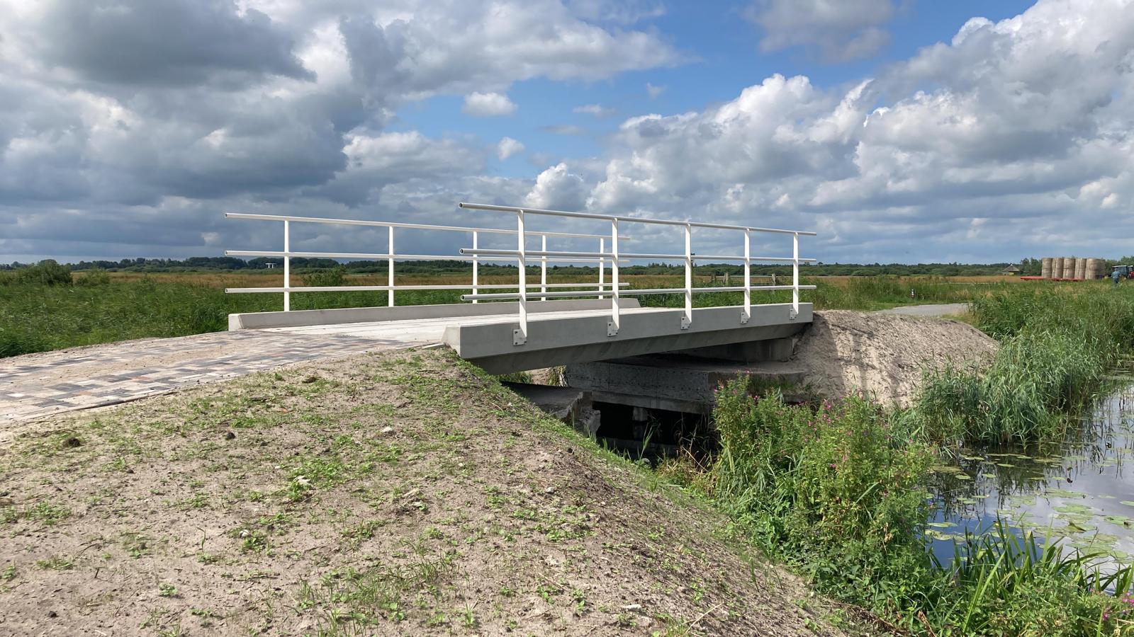 De nieuwe brug Westersanning