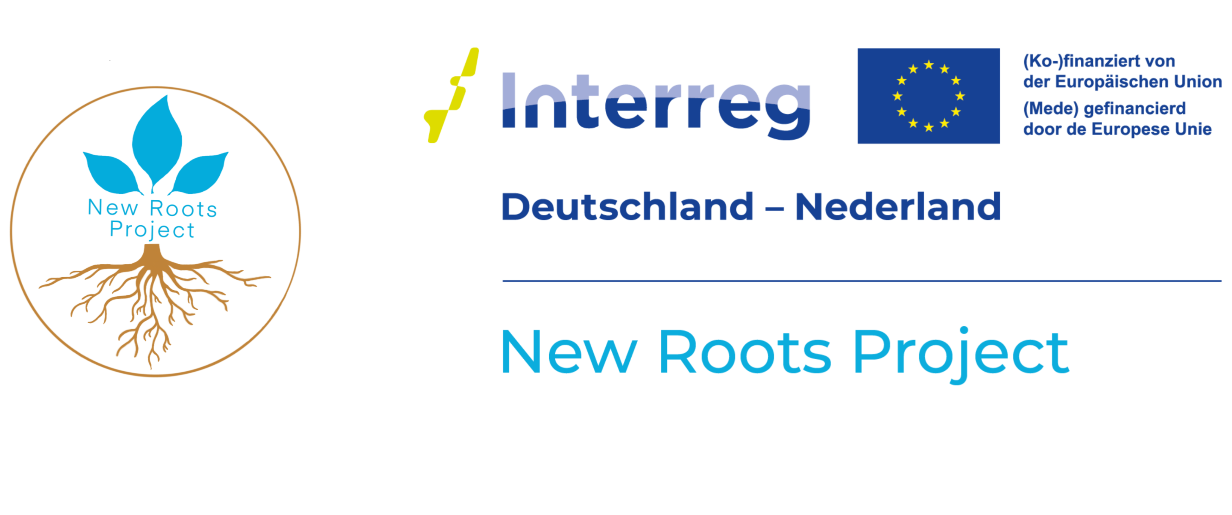 Logo Interreg; New Roots Project