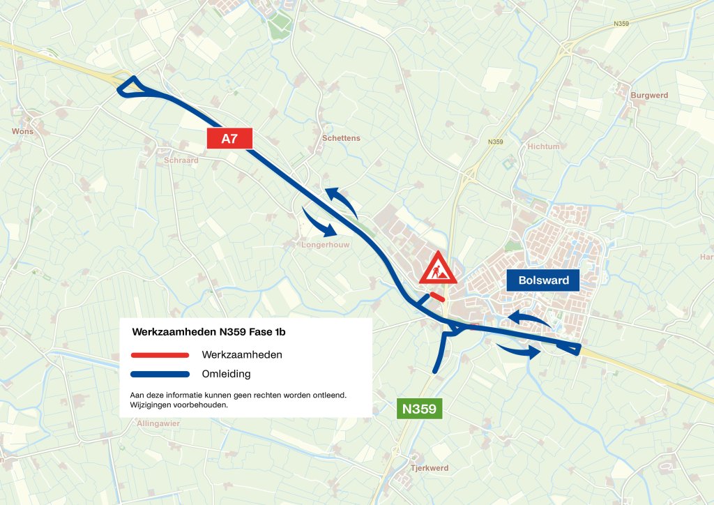 Omleidingsroute fase 1b