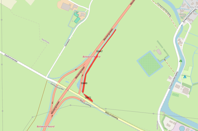 Schematisch bovenaanzicht van het perceel