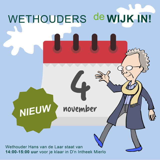 Hans van de Laar op 4 november in Mierlo