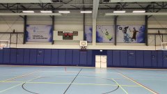 Binnenzijde sporthal de Coevering