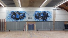 Sporthal de Weijer aan de binnenkant