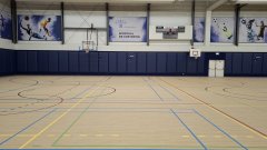 De binnenkant van Sporthal De Coevering
