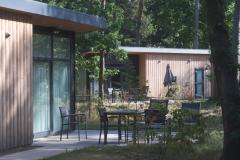 Chalets op vakantiepark het Wolfsven