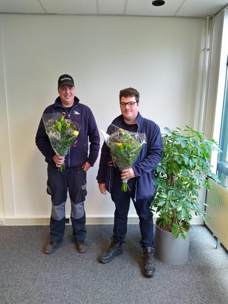 Floyd en Bart in de bloemen gezet