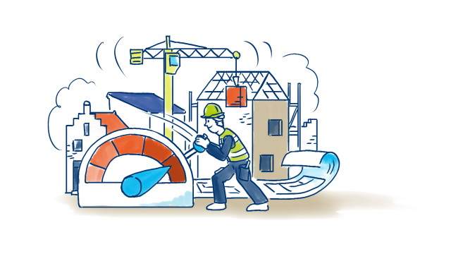 illustratie bij woningbouw versnellen