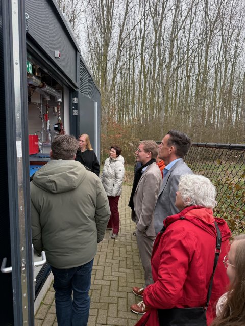 Arno Bonte bezoekt InnovaHub