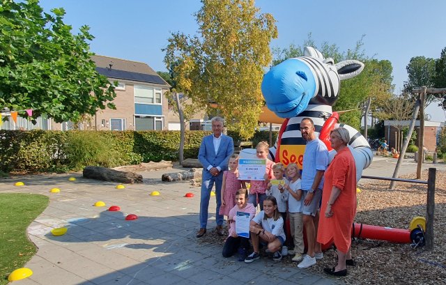 uitreiking school op seef-label