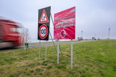 Welkomstbord bij komst op Goeree-Overflakkee