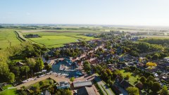 Dronefoto Stad aan 't Haringvliet