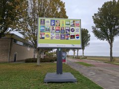 verkiezingsbord in Den Bommel