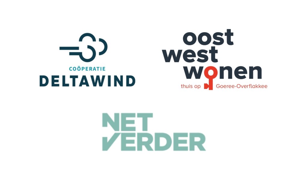 Logo Coöperatie Deltawind, Oost West Wonen, Netverder