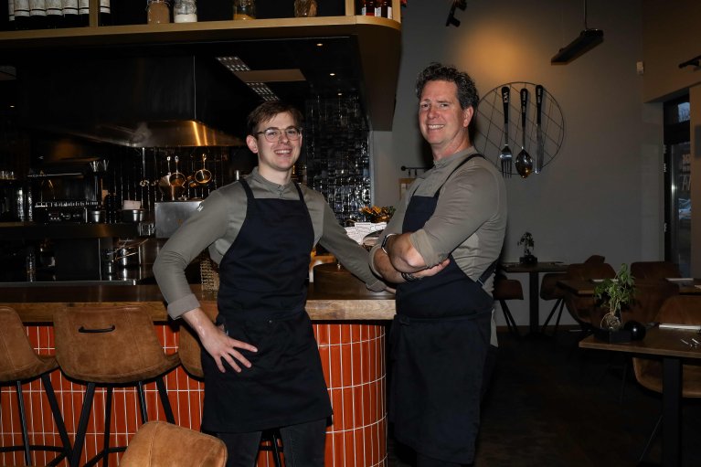 Joep en Randy van restaurant Lova in Hoeven