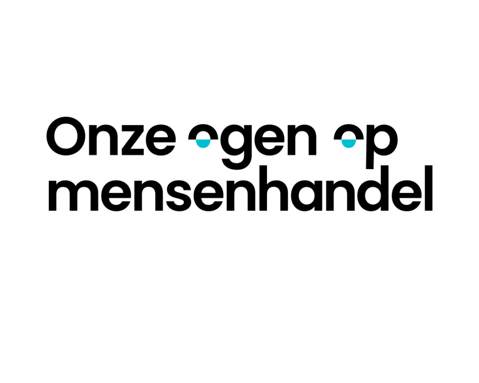 beeldmerk onze ogen op mensenhandel