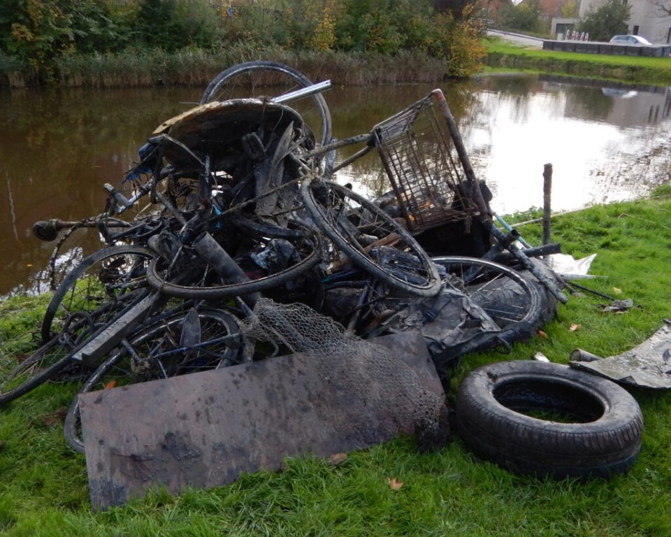 afval ingezameld door Samen Fryslân Schoon