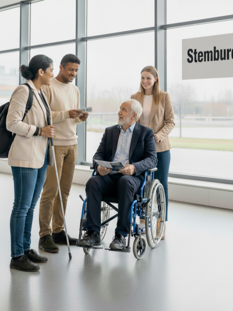 Stemmen met een beperking