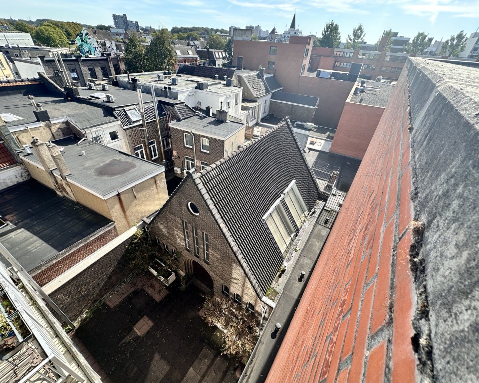Synagogue seen from above