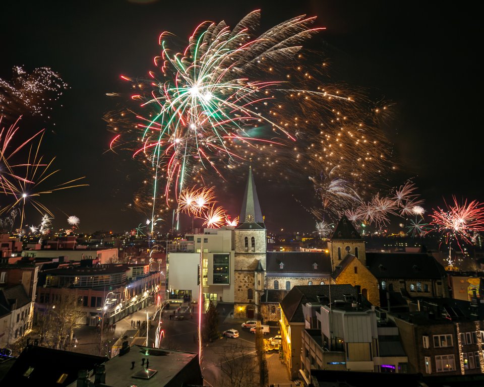 Vuurwerk op Pancratiusplein