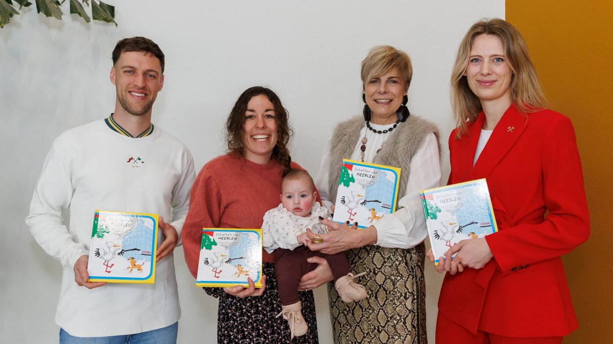 Prinses Laurentien onthult ‘Schatten van Heerlen’