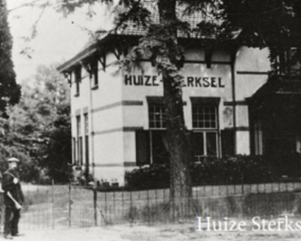 Foto van huize Sterksel uit het verleden