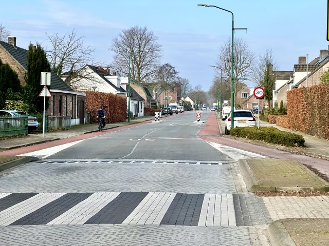 foto van de Geldropseweg in Heeze