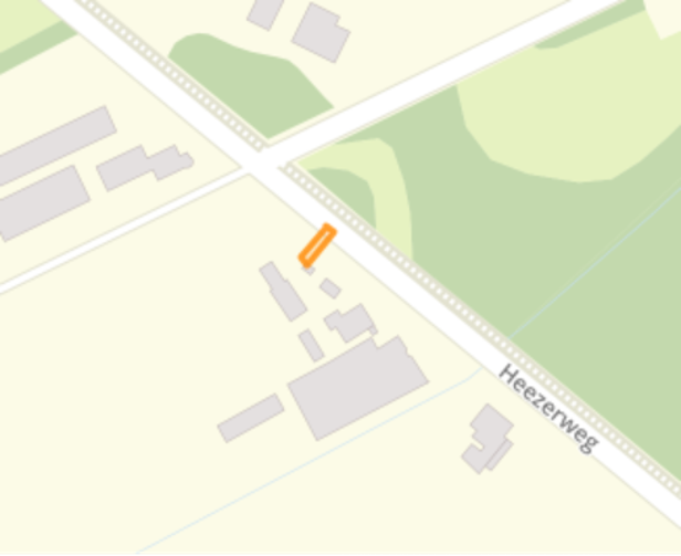 Afbeelding van de locatie van de werkzaamheden