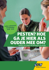 Flyer van de bijeenkomst