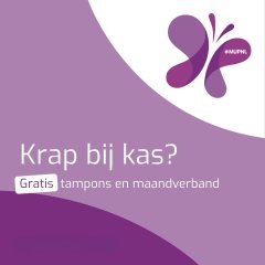 Logo menstruatie uitgifte punt