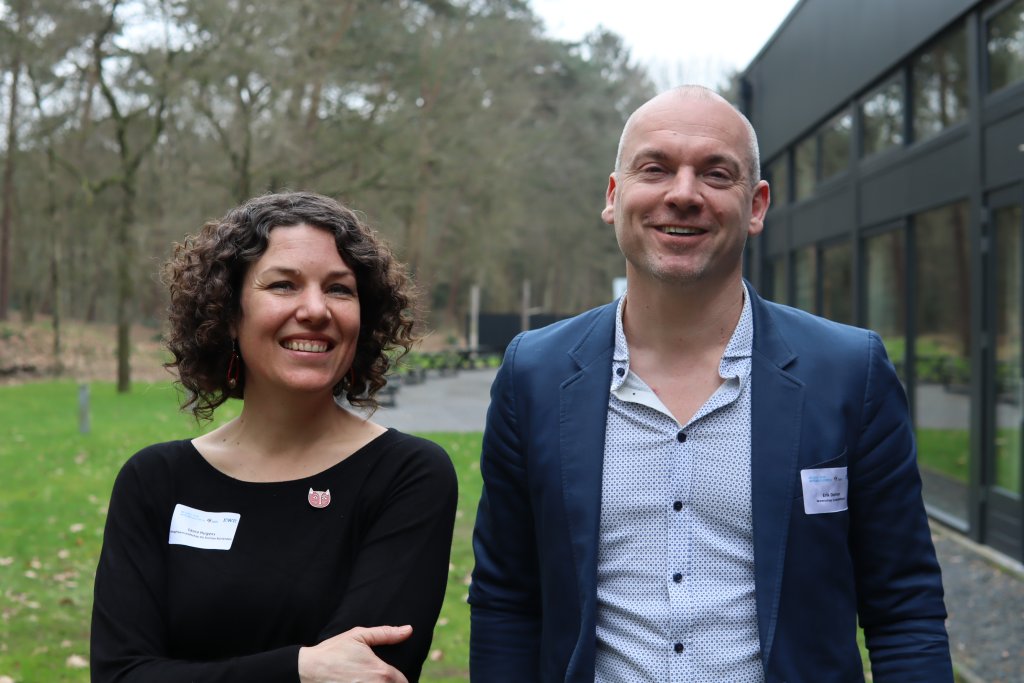 Laura Huigens en Erik Deiman van de Leergang Scenario Denken 2022 