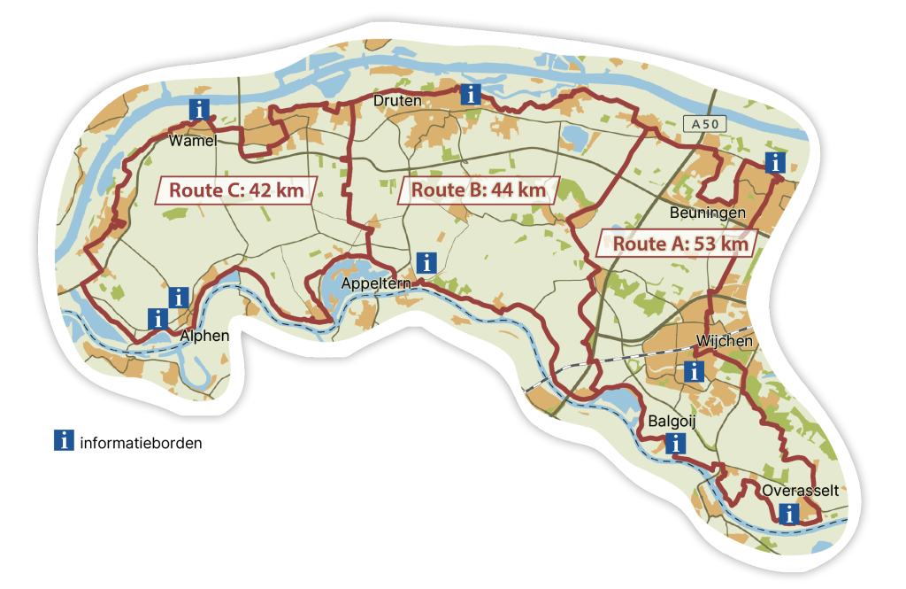 Fietsroutes