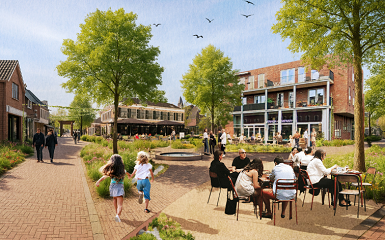 Impressie plein op de Traaij