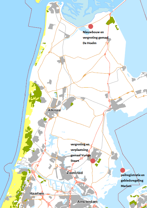 Locaties samenwerking Programma Wateropgave 1.5 gemalenprogramma