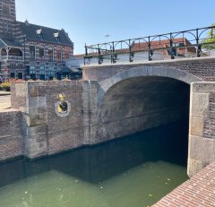 Foto van de Damsluis in Edam