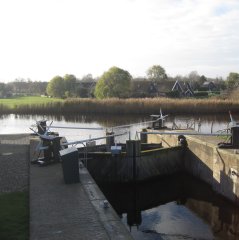 Foto van de Grote Sluis in Oudesluis