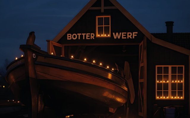 Botterwerf in Gemeente Huizen