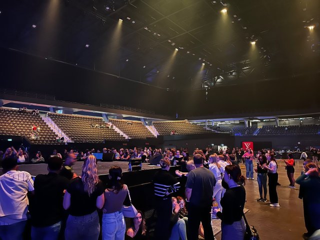 Het jongerenpanel was bij de Young Impact Night in Ahoy Rotterdam