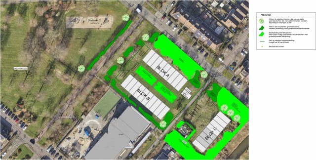 Kaart met locatie van indeling Ellertsveld