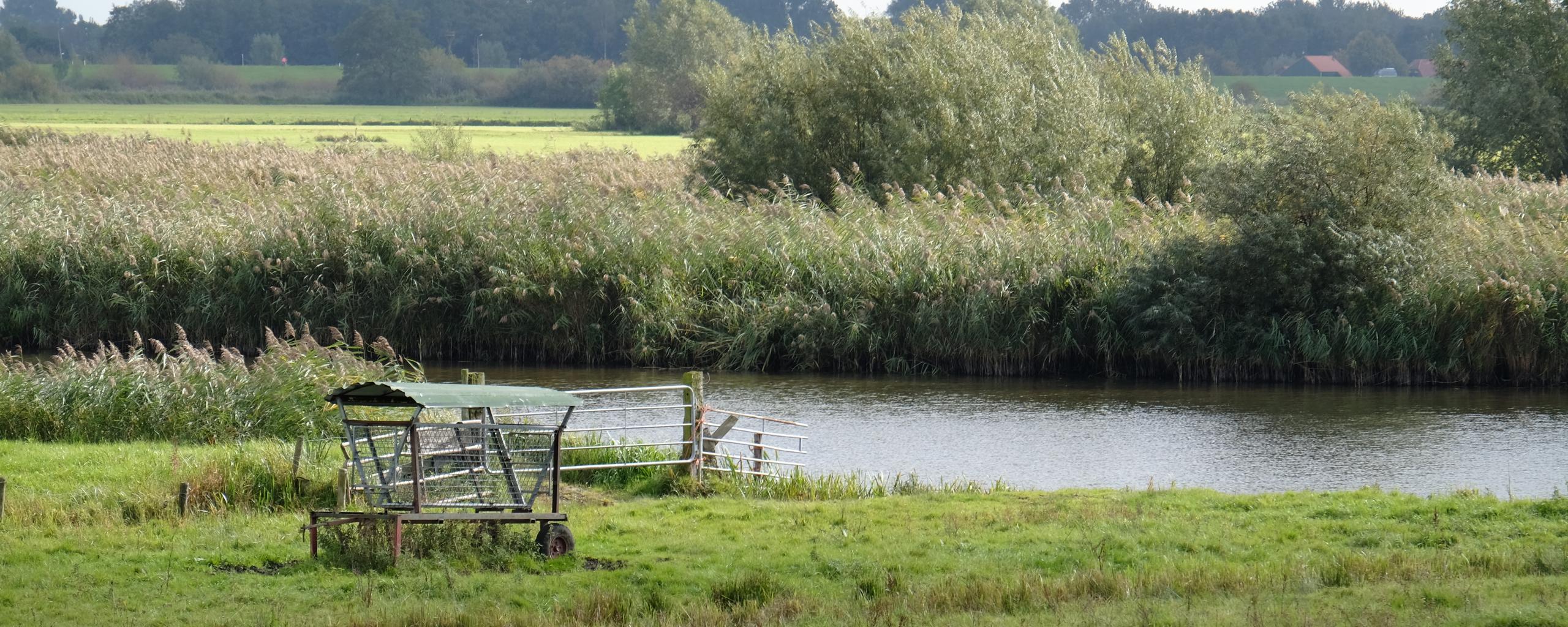 Foto van schouw van een watergang