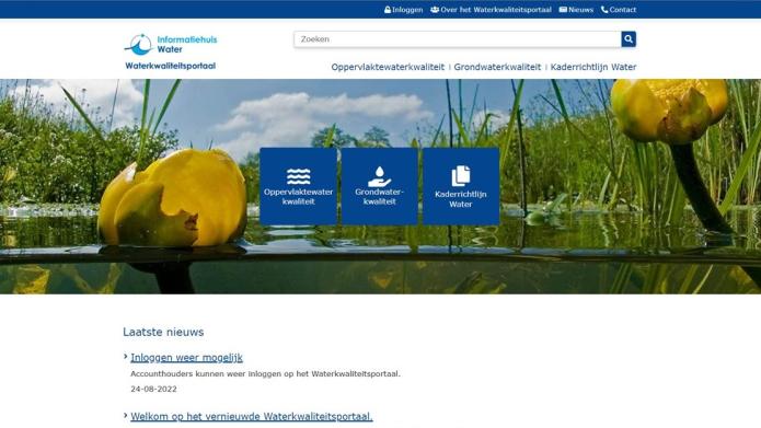 afbeelding homepage Waterkwaliteitsportaal