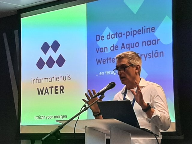 Wijnand van Riel op de Waterinfodag 2024