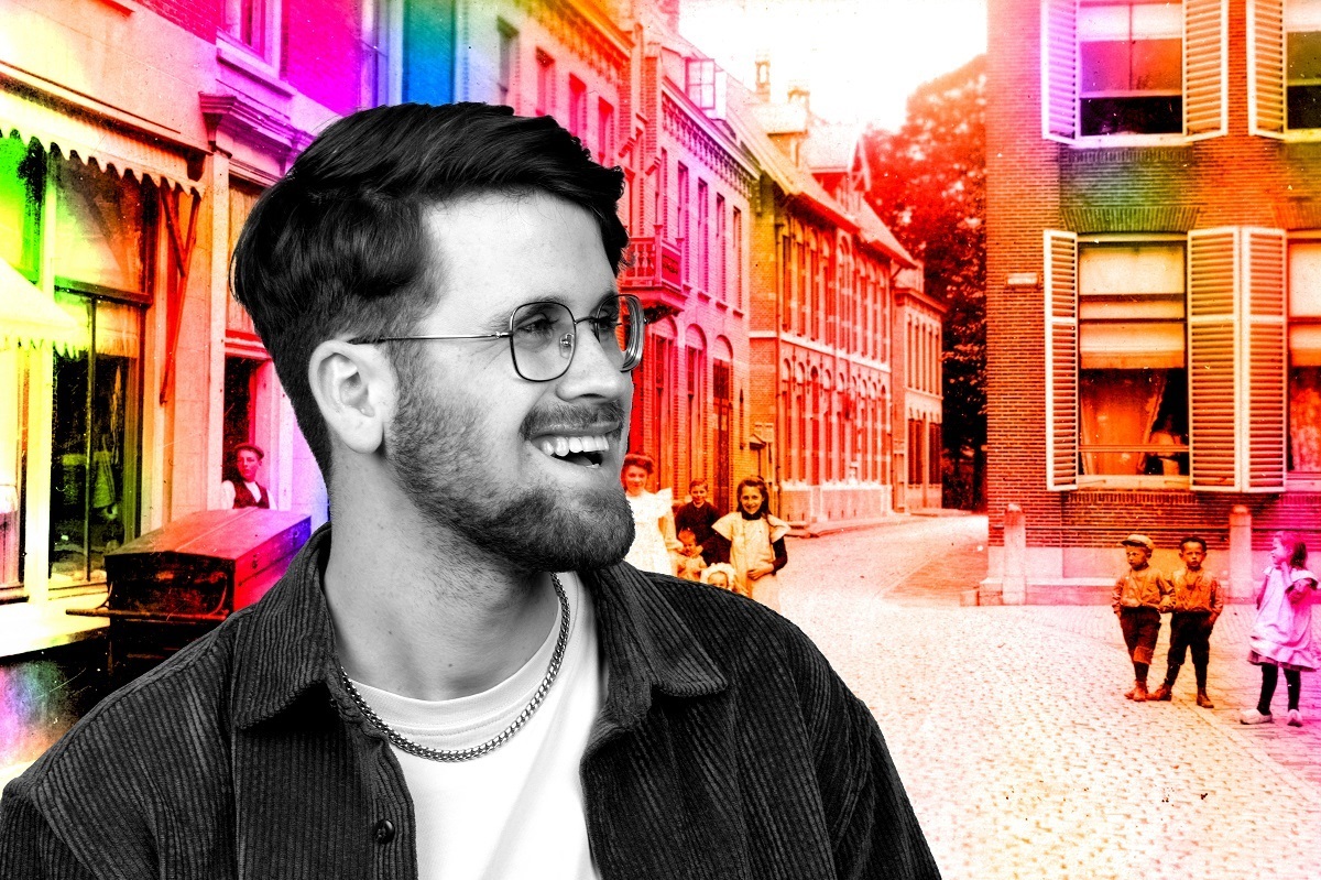 Portret van Daan de Groot voor de Expositie Wij geven cultuur een gezicht