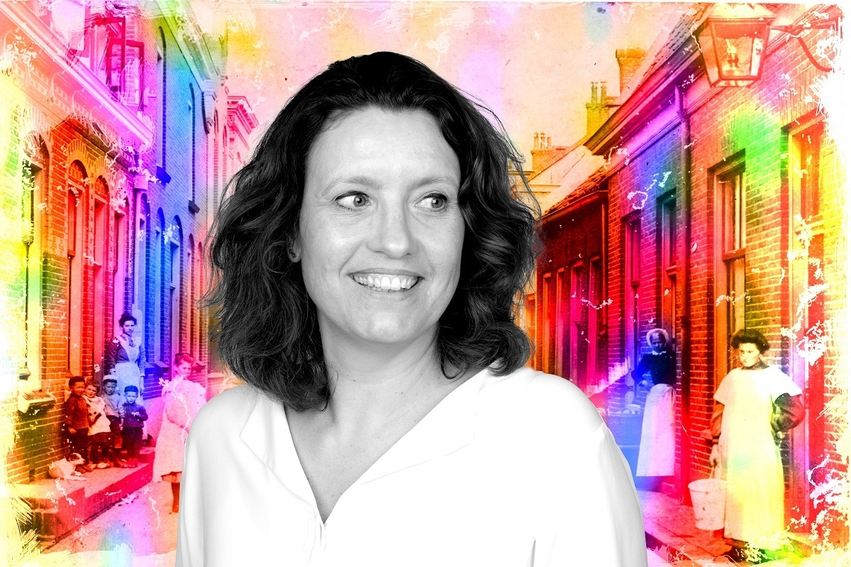 Portret van Janneke Lippus voor de expositie Wij geven cultuur een gezicht