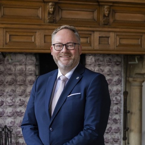 Wethouder Edwin Tas in het Oude Stadhuis