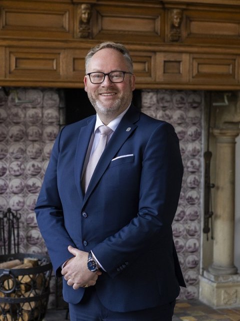 Wethouder Edwin Tas in het Oude Stadhuis