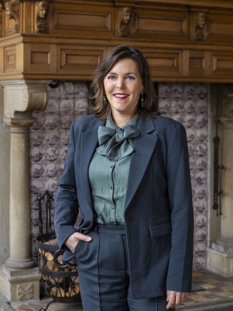 Wethouder Eveline Schell in het Oude Stadhuis