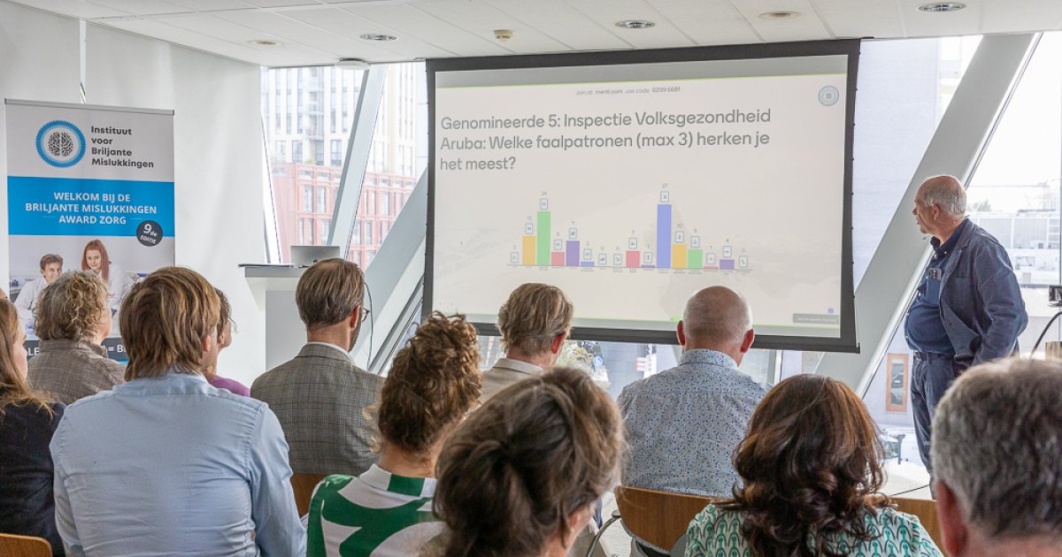 Celebrando Innovacion Iva A Gana E Briljante Mislukkingen Awards Zorg