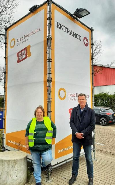 Foto teststraat buiten Bladel